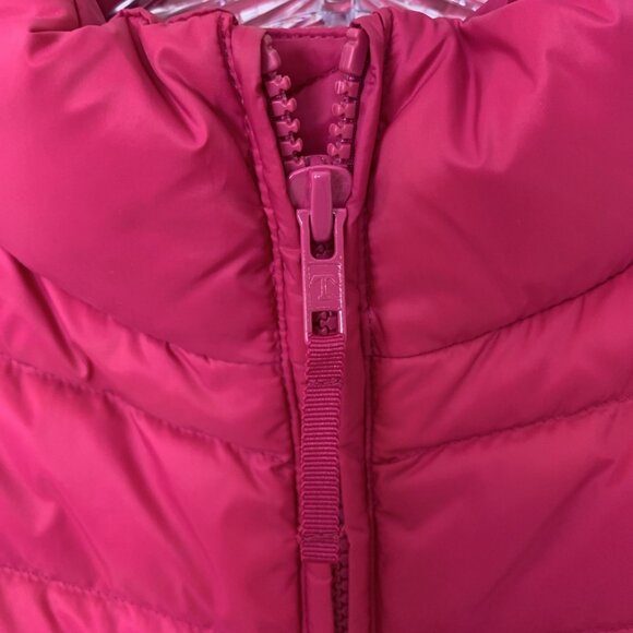 Talbots Womans S Vest Quilted Puffer Down Filled Pink Zip Front Pockets Classic - Picture 5 of 12